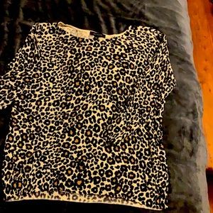 Ann Taylor top with 3/4 length sleeves